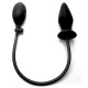 PLUG ANAL INFLABLE DE SILICONA OUCH! NEGRO