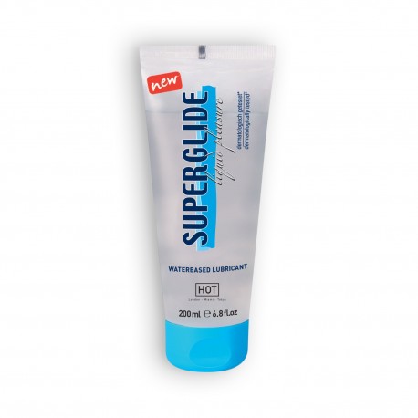 LUBRICANTE BASE ACUOSA HOT™ SUPERGLIDE 200ML