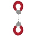 ESPOSAS CON PELUCHE BEGINNER'S FURRY HANDCUFFS ROJAS