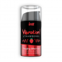 GEL COM VIBRAÇÃO VIBRATION MORANGO INTT 15ML