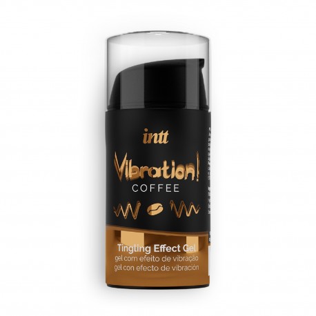 GEL CON VIBRACIÓN VIBRATION CAFE INTT 15ML