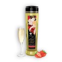 ACEITE DE MASAJE SHUNGA ROMANCE FRESA CHAMPÁN 240ML