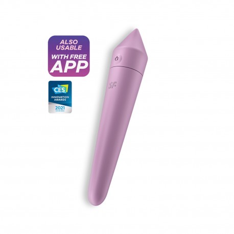 BALA VIBRADORA ULTRA POWER BULLET 8 CON APP SATISFYER LILA