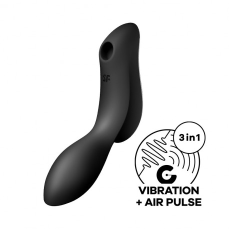 VIBRADOR CURVY TRINITY 2 SATISFYER NEGRO