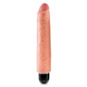 VIBRADOR REALÍSTICO KING COCK VIBRATING STIFFY 10” BRANCO