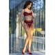 CONJUNTO CR-4607 ROJO CHILIROSE