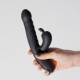 LAPIN VIBRADOR CONEJO RECARGABLE CON EMPUJE NEGRO CRUSHIOUS