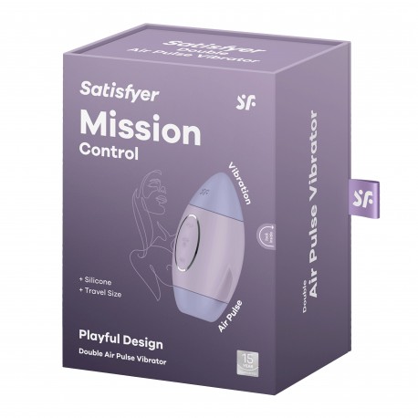 SATISFYER MISSION CONTROL STIMULATOR VIOLET