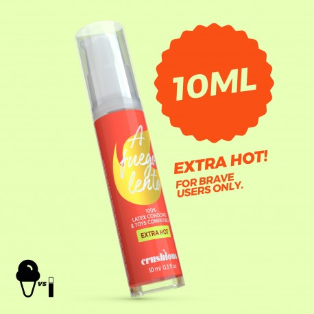 GEL LUBRICANTE A FUEGO LENTO DE EFECTO CALOR CRUSHIOUS 10ML