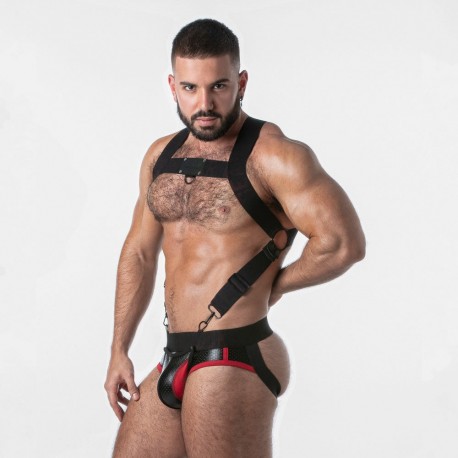 LOCKER GEAR RUB IT BODY HARNESS RED