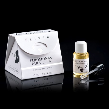 COFRE ELIXIR CON FEROMONAS + ESPATULA PARA ELLA 7ML TENTACIÓN PLAY SEX