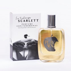 PERFUME CON FEROMONAS SCARLETT PARA ELLA 50ML TENTACIÓN PLAY SEX