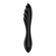 DILDO DE VIDRO DAZZLING CRYSTAL 1 PRETO SATISFYER