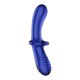 DILDO DE CRISTAL DOUBLE CRYSTAL AZUL SATISFYER