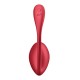 HUEVO VIBRADOR CON APLICACIÓN SHINY PETAL CONNECT APP ROJO SATISFYER