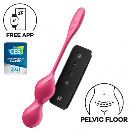 BOLAS LOVE BIRDS 2 - KEGEL EXERCISES AND G-SPOT STIMULATION - ROSA SATISFYER