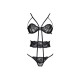 BEAUTY NIGHT FASHION NOELE TEDDY SET BLACK