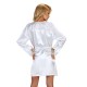 BEAUTY NIGHT FASHION FABIENNE DRESSING GOWN AND THONG WHITE