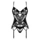 BEAUTY NIGHT FASHION LEONELA CORSET AND THONG BLACK