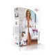 BEAUTY NIGHT FASHION FABIENNE DRESSING GOWN AND THONG WHITE