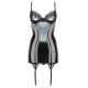 BEAUTY NIGHT FASHION MARILYN CHEMISE AND THONG BLACK