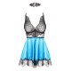 BEAUTY NIGHT FASHION EVE CHEMISE TURQUOISE