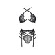 CONJUNTO DE 2 PIEZAS NATASHA NEGRO BEAUTY NIGHT FASHION