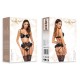 CONJUNTO DE 3 PIEZAS RAFAELLA NEGRO BEAUTY NIGHT FASHION