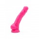 GET REAL HAPPY DICKS DILDO 7.5 INCH WITH TESTICLES PINK