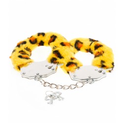 ARGUS TOYS ARGUS FETISH FURRY CUFFS LEOPARD