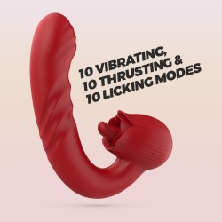 VIBRADOR EM ROSA COM IMPULSO OSIRIA CRUSHIOUS