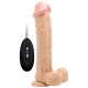 VIBRADOR REALISTA CON TESTÍCULOS REALROCK 11” BLANCO